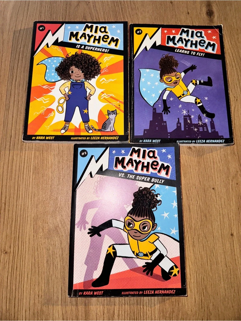 Mia Mayhem Chapter Book Lot of 3 by Kara West | Books 1–3 Bundle